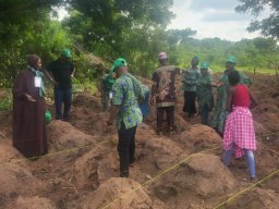Agricultural Training practical on the cultivated land (Operation say no to hunger)